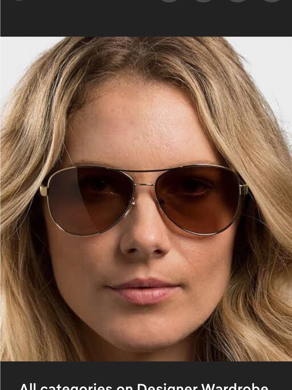 New Burberry B3080 1300 Silver Polarized Aviator Sunglasses - Picture 8 of 16